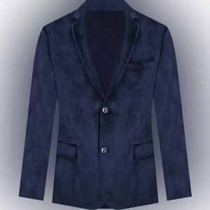 Bar III
Men's Slim-Fit Velvet Sport Coat / 40R / Blue
